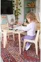 Ensemble de table et chaises en bois Montessori pour enfants (1 table + 2 chaises)
