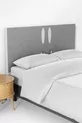 Housse de tête de lit pour enfant à motif de lapin gris