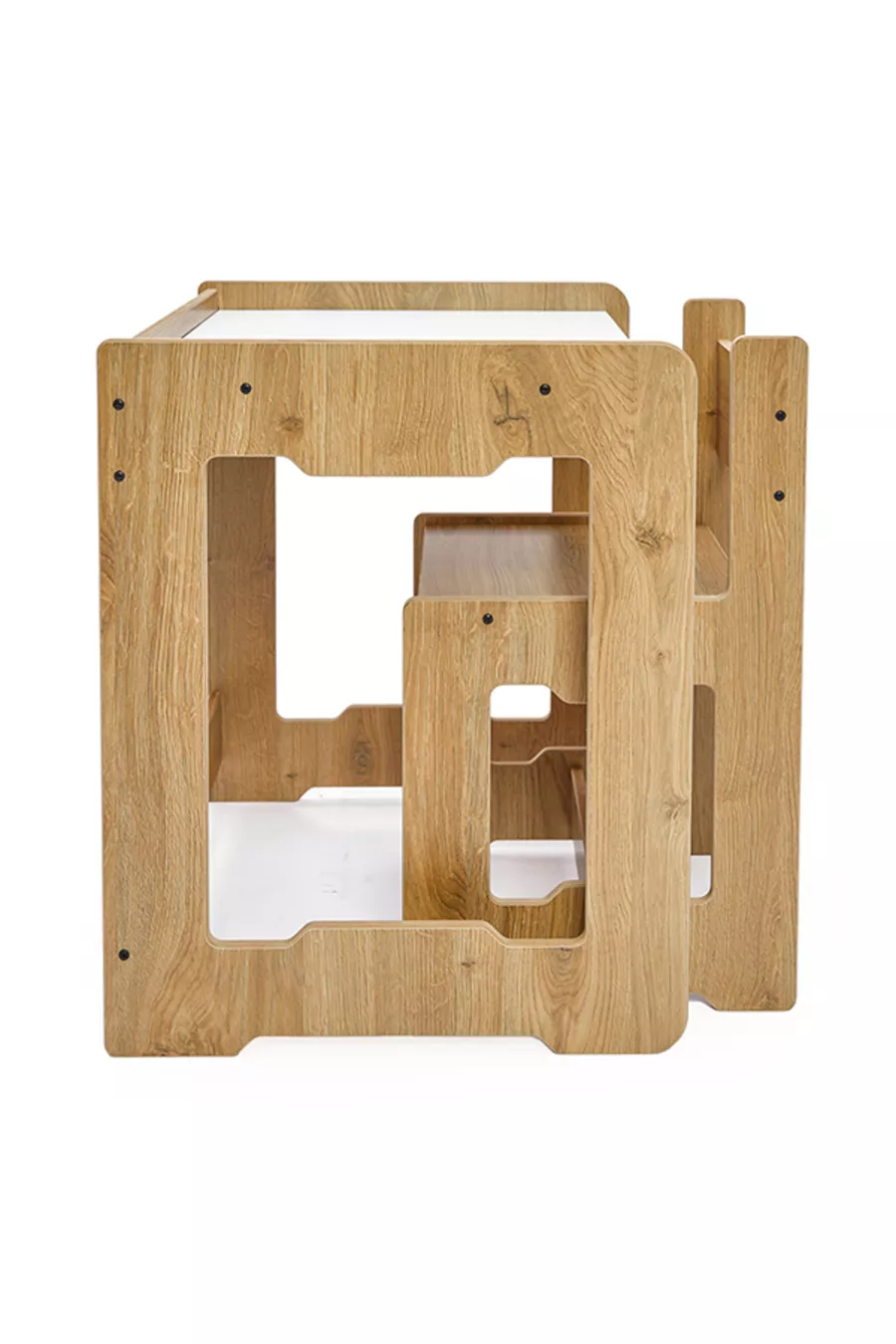Set de table et chaise d'activités Montessori en bois pour enfants de 4 à 6 ans Martı (1 table + 1 chaise)