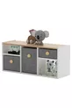 Armoire à jouets Bala Chêne blanc
