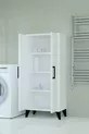 Armoire à deux portes et quatre étagères de  cm