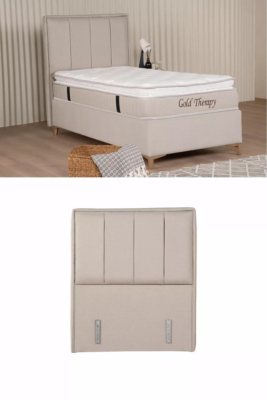 Thérapie à l'or Titre (LE SOCLE ET LE LIT NE SONT PAS INCLUS)