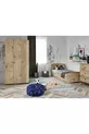 Ensemble de Chambre d'Enfant Soft Chêne - Lit, Armoire à 3 Portes, Commode à 3 Tiroirs, Tout en MDF