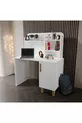 Ensemble de chambre d'enfant bohème blanc entièrement en MDF (4 pièces)