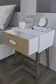 Table de chevet Komot Trend - Chêne Saphir