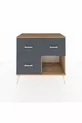 Commode Hyperion 3 tiroirs Pin-Pin/Anthracite