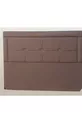 Titre DK Double Personne Cuir Synthétique Tissé Marron Fait Main