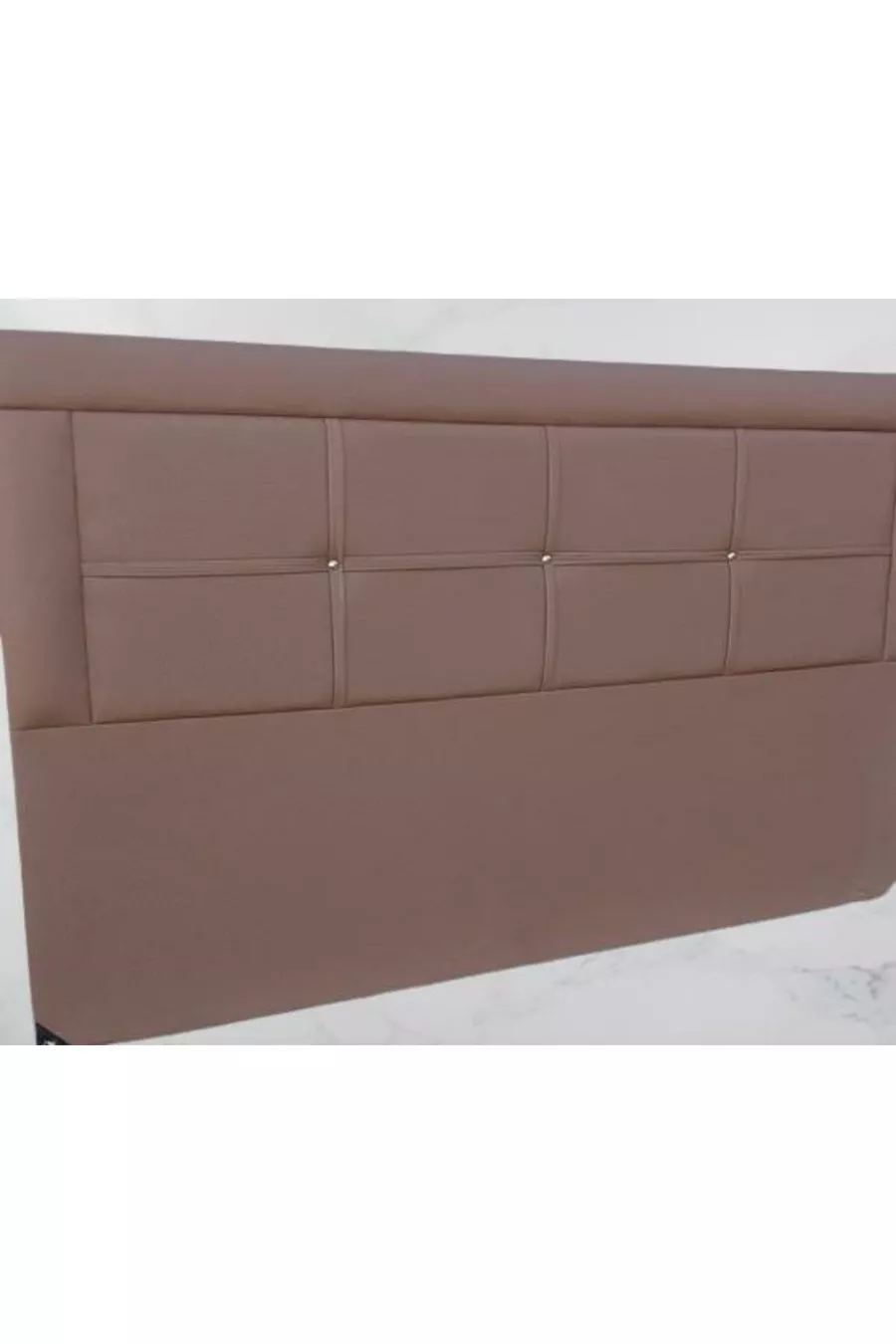 Titre DK Double Personne Cuir Synthétique Tissé Marron Fait Main