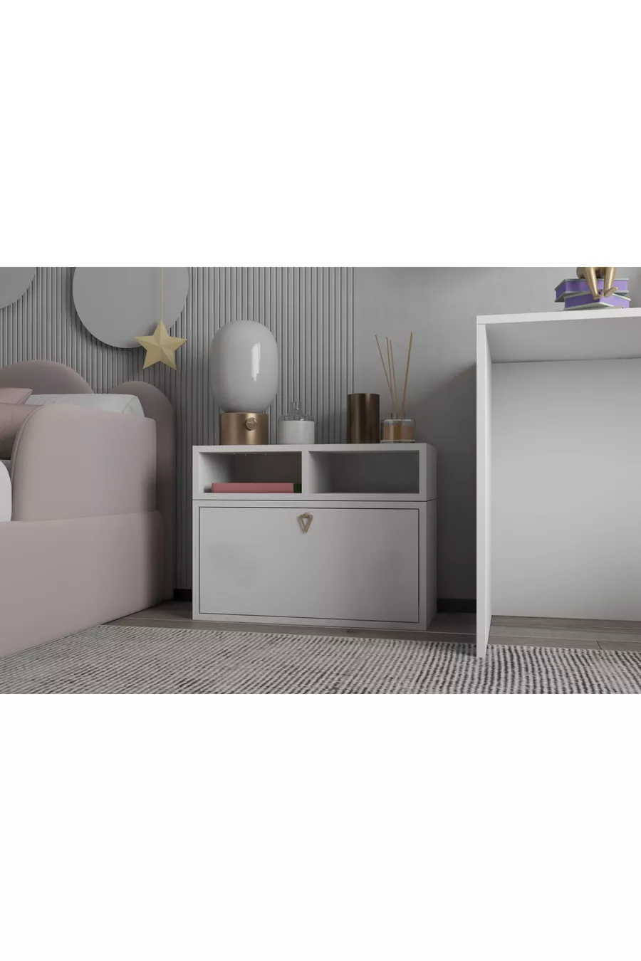 Ensemble de rangement modulable pour chambre d'enfant – 