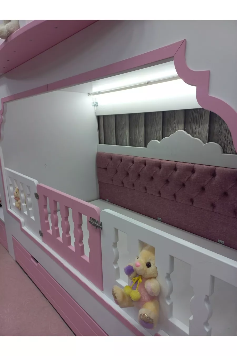 Lit superposé avec balcon pour princesse