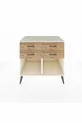 Commode Kronos 4 tiroirs Pierre de lune/Pin