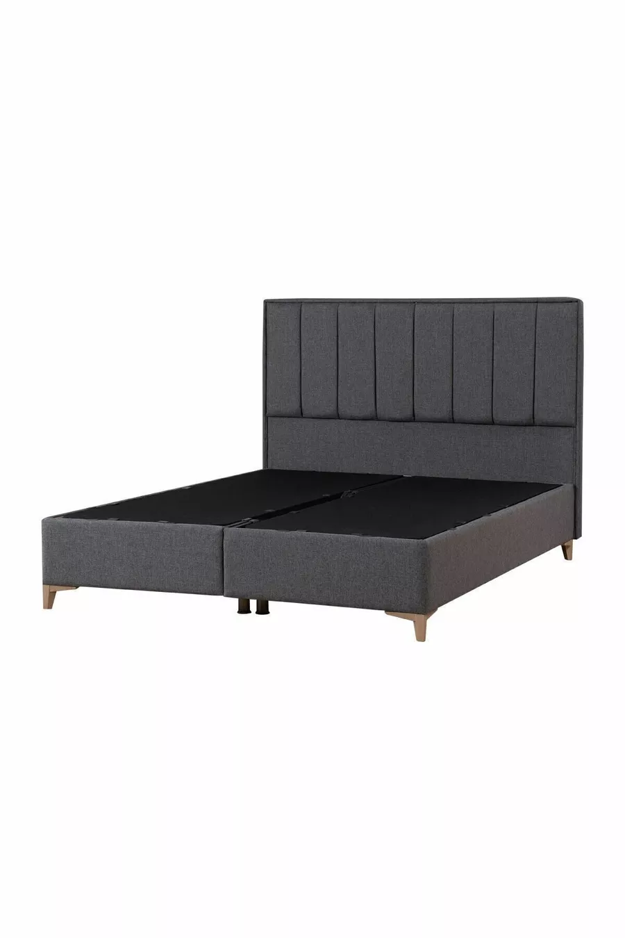 Ensemble Tête de Lit et Sommier Coffre Gold Therapy Anthracite (LIT NON INCLUS)