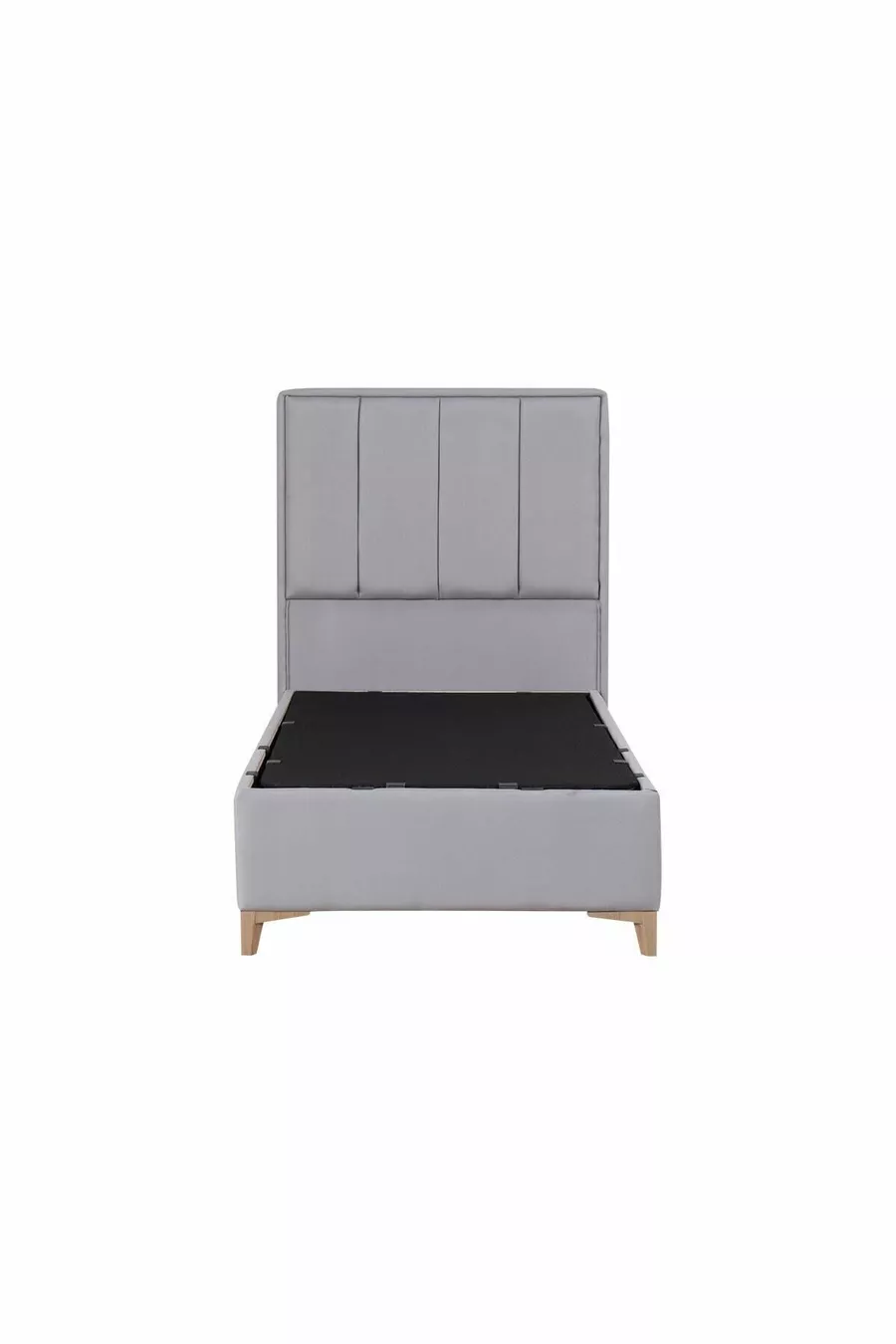 Ensemble tête de lit et sommier coffre Gold Therapy Gris (LIT NON INCLUS)