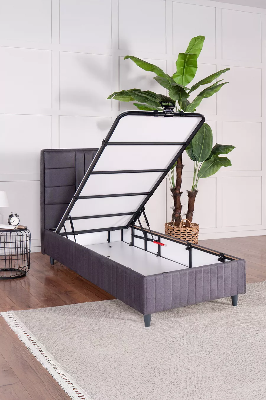 Ensemble Triple Premium Bamboo Sleepy Gris (SOMMIER TÊTE DE LIT MATELAS)