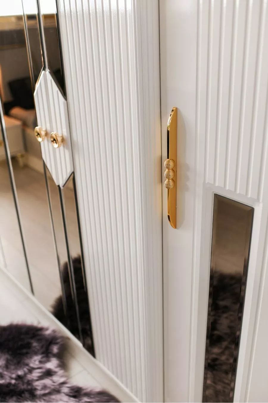 Ensemble de chambre à coucher Askar MDF avec sommier