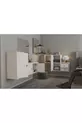 Ensemble de chambre modulaire avec armoire à tiroirs et étagère avec portes
