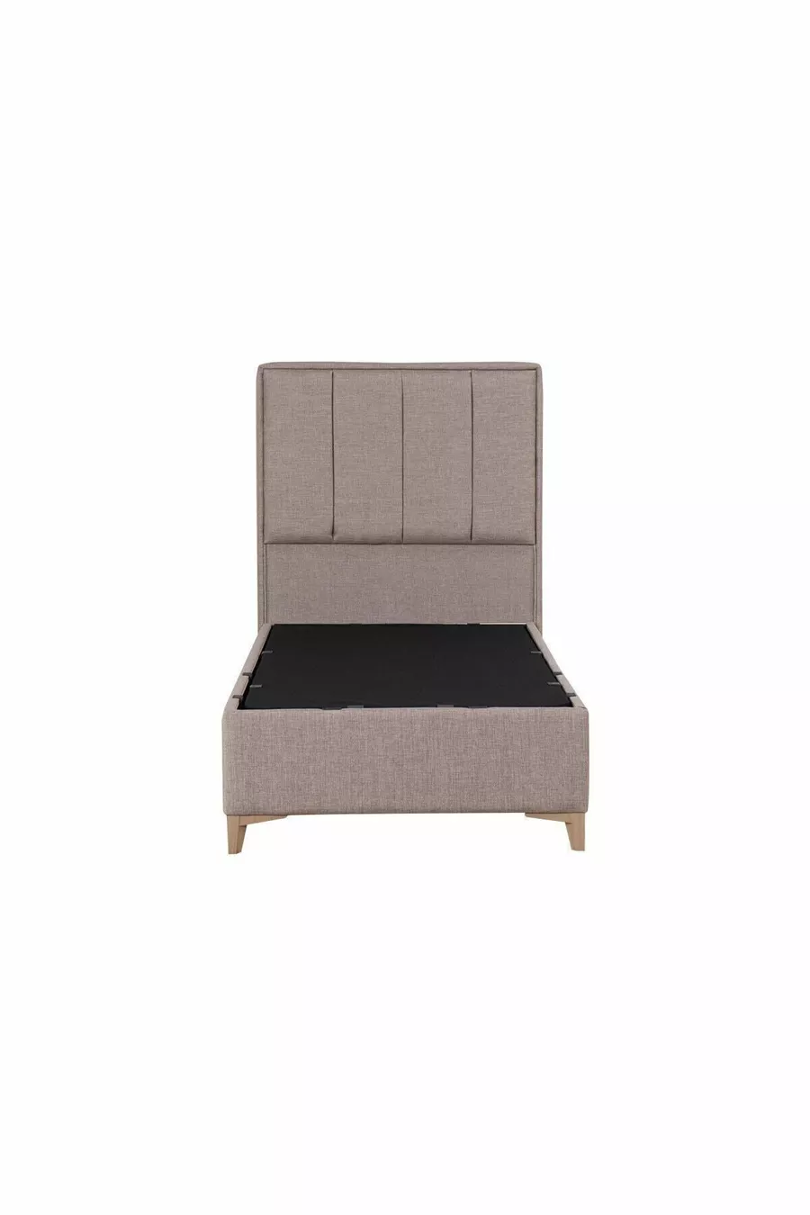 Ensemble Tête de Lit et Sommier Coffre Gold Therapy Marron (LIT NON INCLUS)