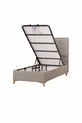 Ensemble Tête de Lit et Sommier Coffre Gold Therapy Marron (LIT NON INCLUS)