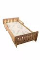 Lit bébé-Lit pour bébé-Lit de sol pour enfant-Lit de sol pour bébé-Lit-Lit-MDF-Noisette