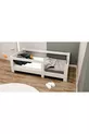 Lit Vega Montessori en MDF à 100 %, Blanc, Compatible avec matelas K
