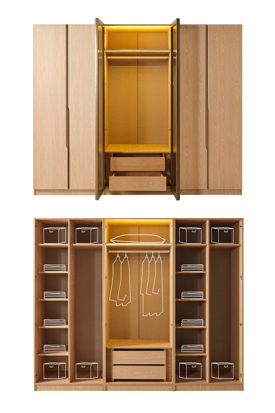 Ensemble de chambre à coucher Prizma