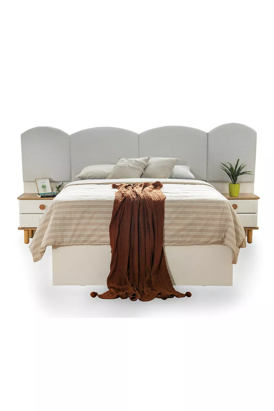 CHAMBRE À COUCHER KAYRA AVEC STRUCTURE EN MDF