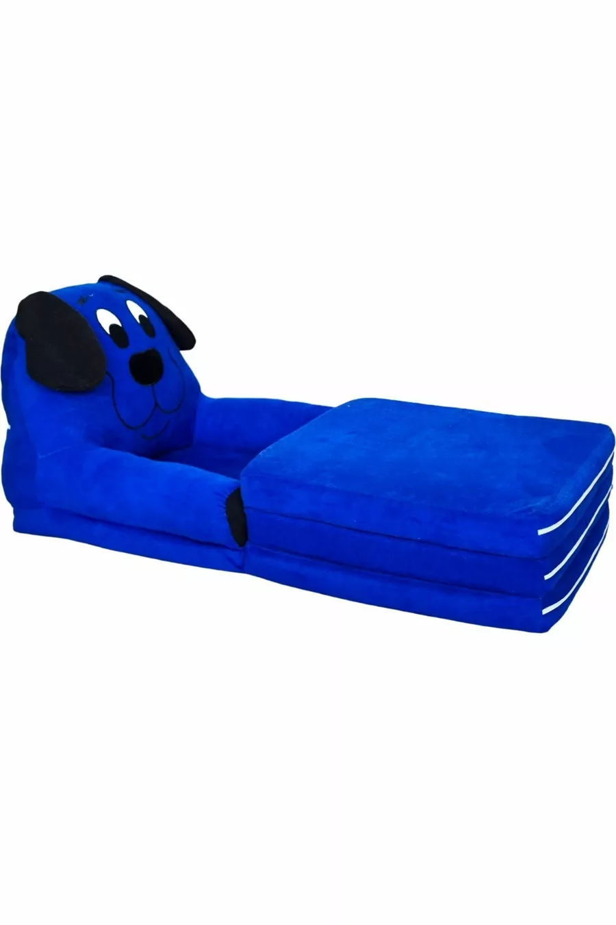 Chaise pour bébé/enfant pliante avec coussin, lit portable, canapé pouf en tissu avec motif chien