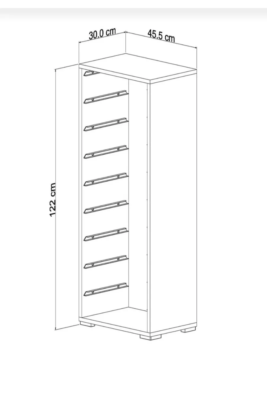 ARMOR 7 Armoire à Jouets avec 7 Compartiments Boîte de Rangement pour Jouets