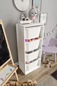 % MDF - Grand Armoire de Jouets Mono 4 avec 4 Grands Paniers