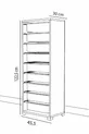 Armoire à jouets à 9 paniers polyvalente - Colorée