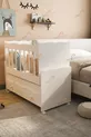 Berceau à bascule avec tiroir pour maman – Modèle blanc, confortable et sûr