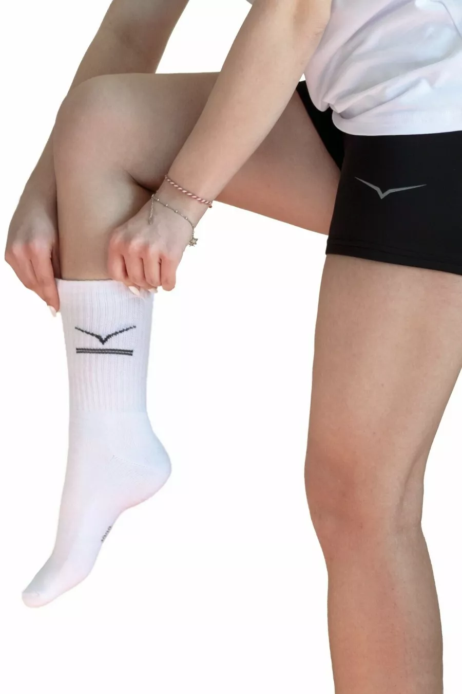 Chaussettes Courtes à Bord Côtelé Unisexe pour Volleyball, Basketball, Football et Tennis – Améliorez Votre Confort et Performance