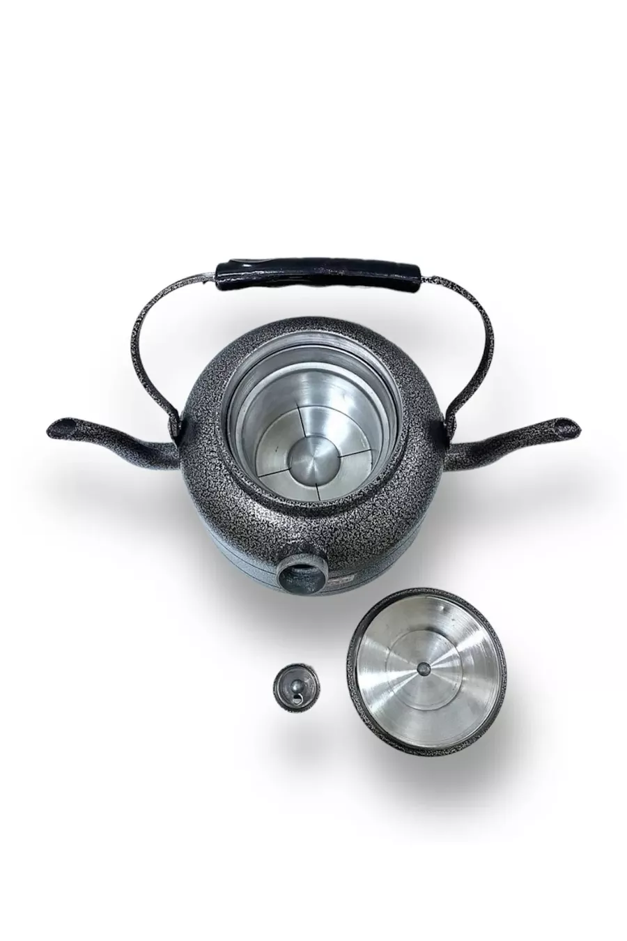 Bouilloire en aluminium double face, bouilloire de conversation ottomane taille moyenne 4 litres