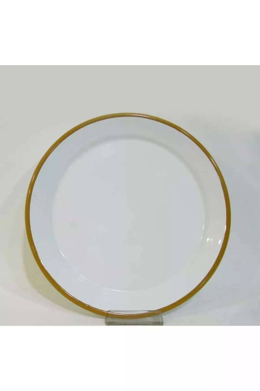 Plat de service émaillé cm Jaune Oxyde