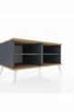 Commode Kronos 2 étagères Anthracite-Sapin/Anthracite