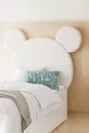 Tête de lit, peluche blanche, tête de lit simple avec coffre, tête de lit en peluche Mickey Mouse