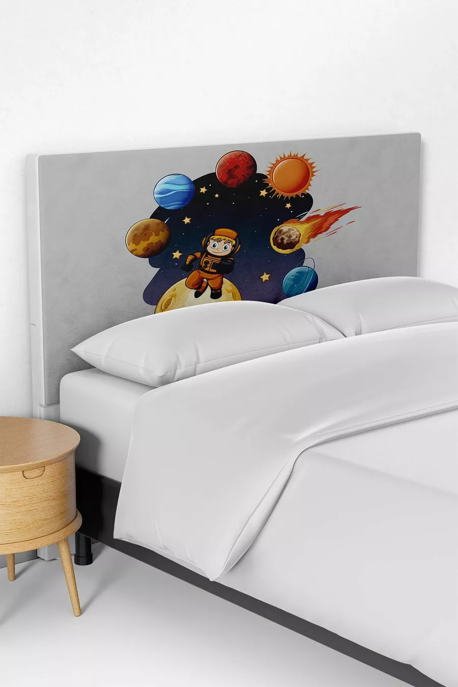Housse de tête de lit pour lit avec motif Astronaute Imagination