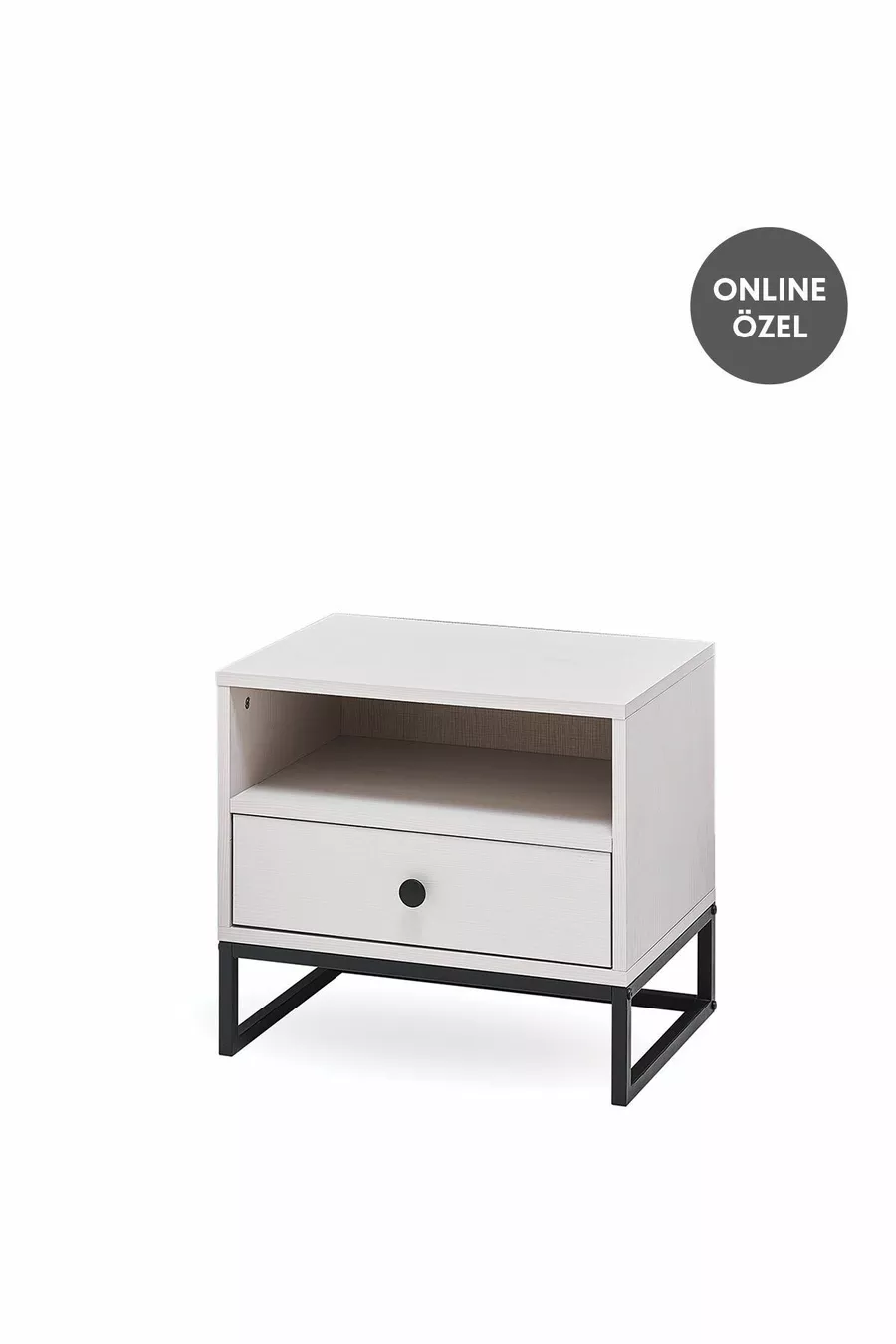 Table de nuit Kalinsta - Blanc