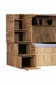 Lit superposé, lit superposé naturel avec 3 matelas confort