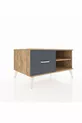 Commode Kronos à une étagère et un tiroir, pin-pin/anthracite