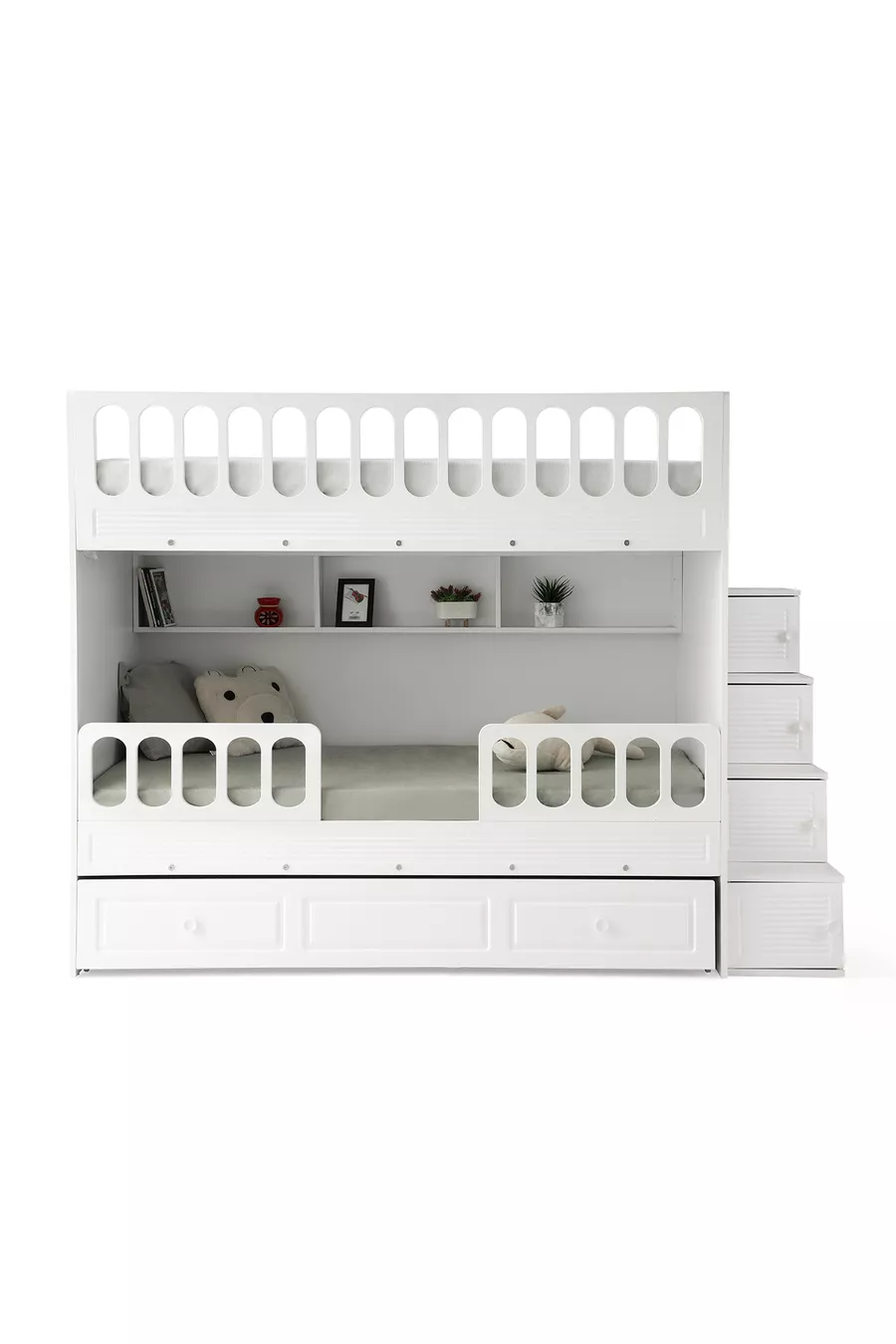 Modèle de Lits Superposés à Volets avec Support en Acier et Double Protection à Revêtement Membrane