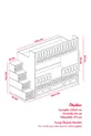 Modèle de Lits Superposés à Volets avec Support en Acier et Double Protection à Revêtement Membrane