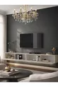 Meuble TV avec LED & Unité, Unité TV Murale Sable  cm | Homeros