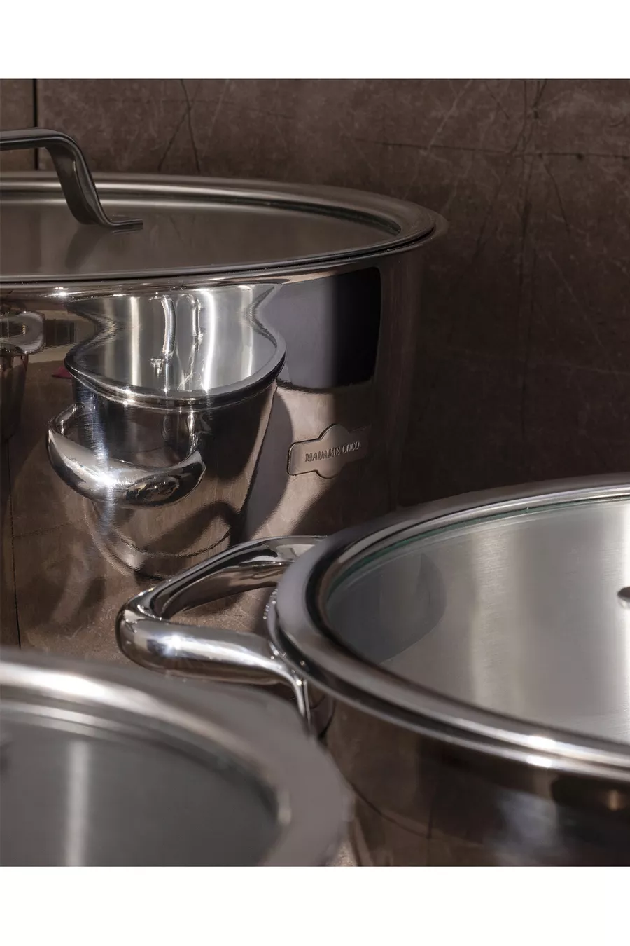 Ensemble de 8 pièces de casseroles Nova - Acier