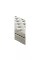 Matelas orthopédique à ressorts avec rembourrage en plumes d'oie en coton biologique, disponible en simple, double et pour bébé