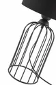 Lampe de table Tema noire avec abat-jour noir, lampe de table décorative, abajour, éclairage sur table d'appoint et chevet, décoration intérieure
