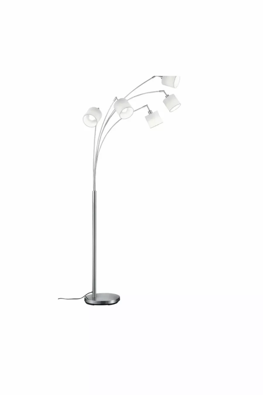 Lampadaire Col de Chameau 5l 5 Têtes - Blanc
