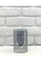 Verre de lampe à tube brillant rayé couleur chrome, abat-jour chandelier, pièce de rechange en verre  cm, compatible avec douille 