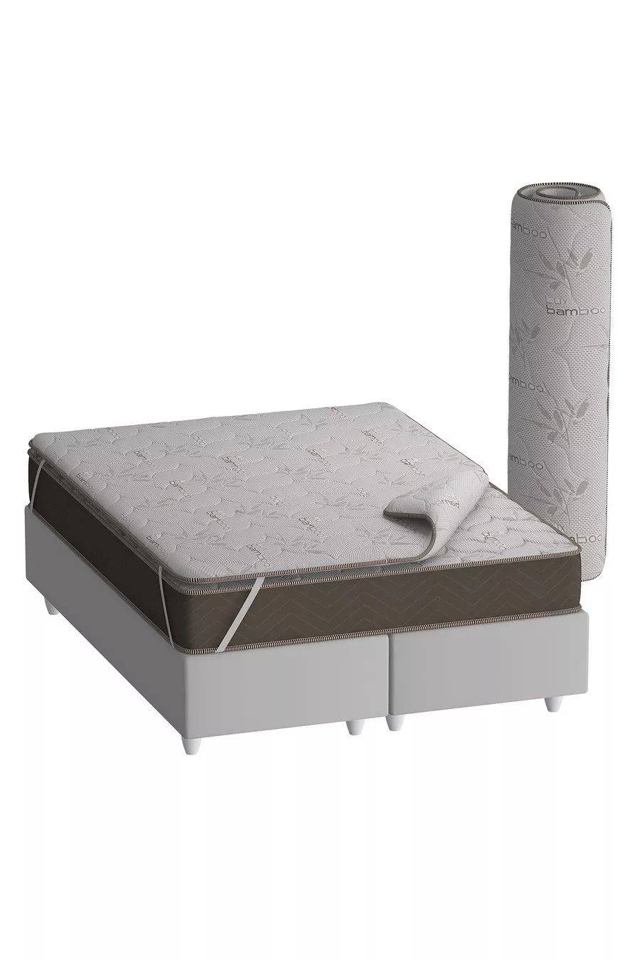 Protège-matelas, Matelas en bambou entièrement orthopédique, Surmatelas
