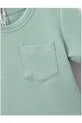 Ensemble d'été 2 pièces en tissu gaufré en coton avec détails de poche